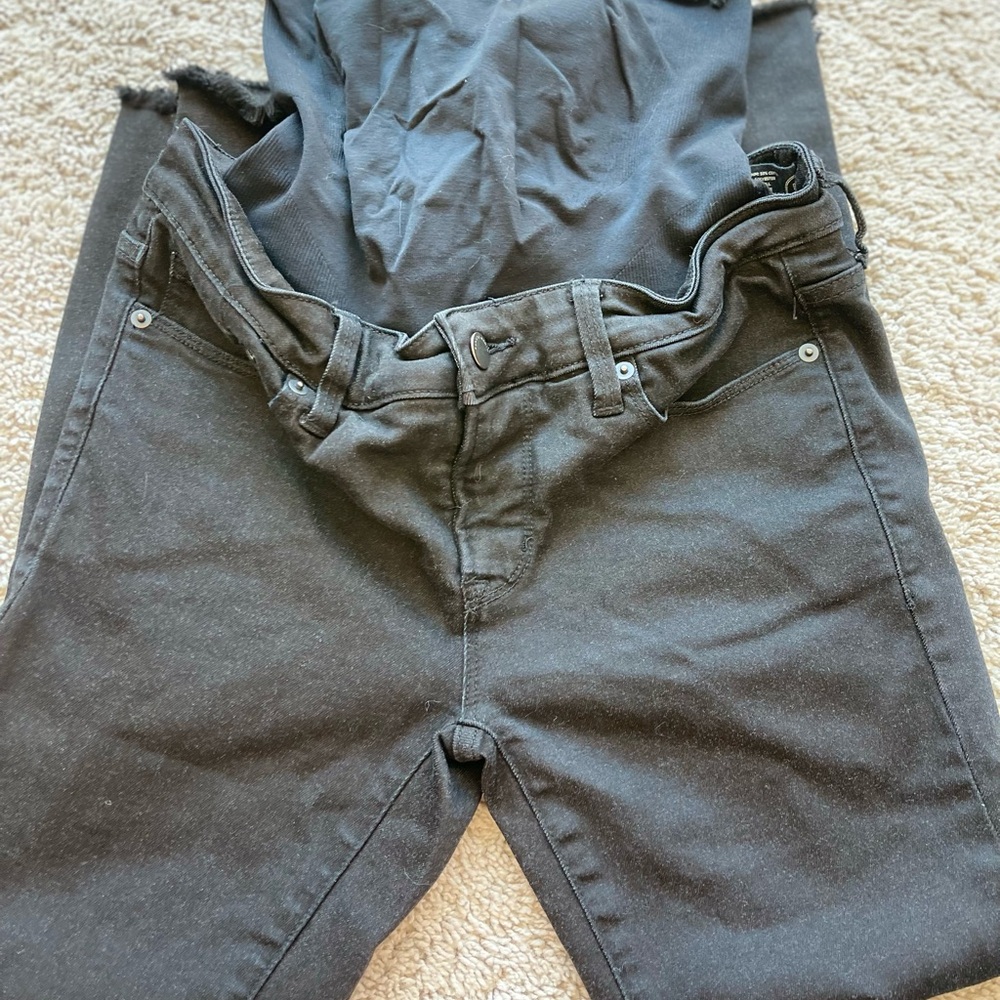 Blanqi Black Maternity Denim Jeans